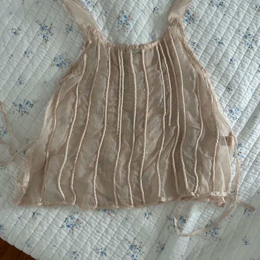Krista Larson Pale Pink  Top
